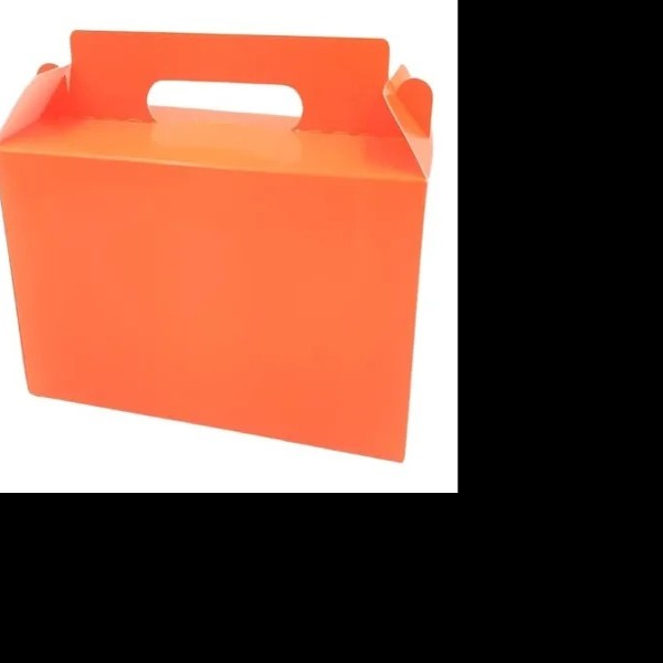 CAJA LONCHERA NARANJA GOSTECH 19X11X8.5 CM PZA